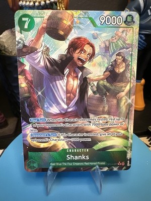 Shanks (Alternate Art) OP14-027 The Azure Sea's Seven Foil | eBay