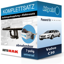 Für Volvo C30 10.2006- AUTO HAK Anhängerkupplung abnehmbar + 7polig E-Satz neu