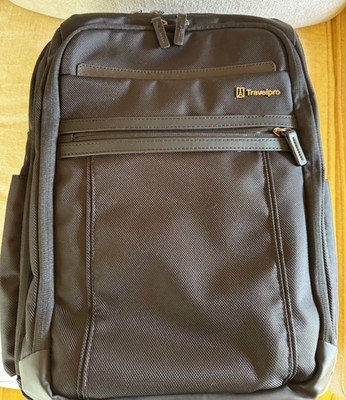 Traveler Crew Executive Choice 3 Large Travel Backpack Black Used twice