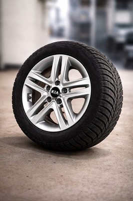 Original Kia Ceed Alufelgen 16 Zoll 205/55 R16 Nexen Allwetterreifen RDKS