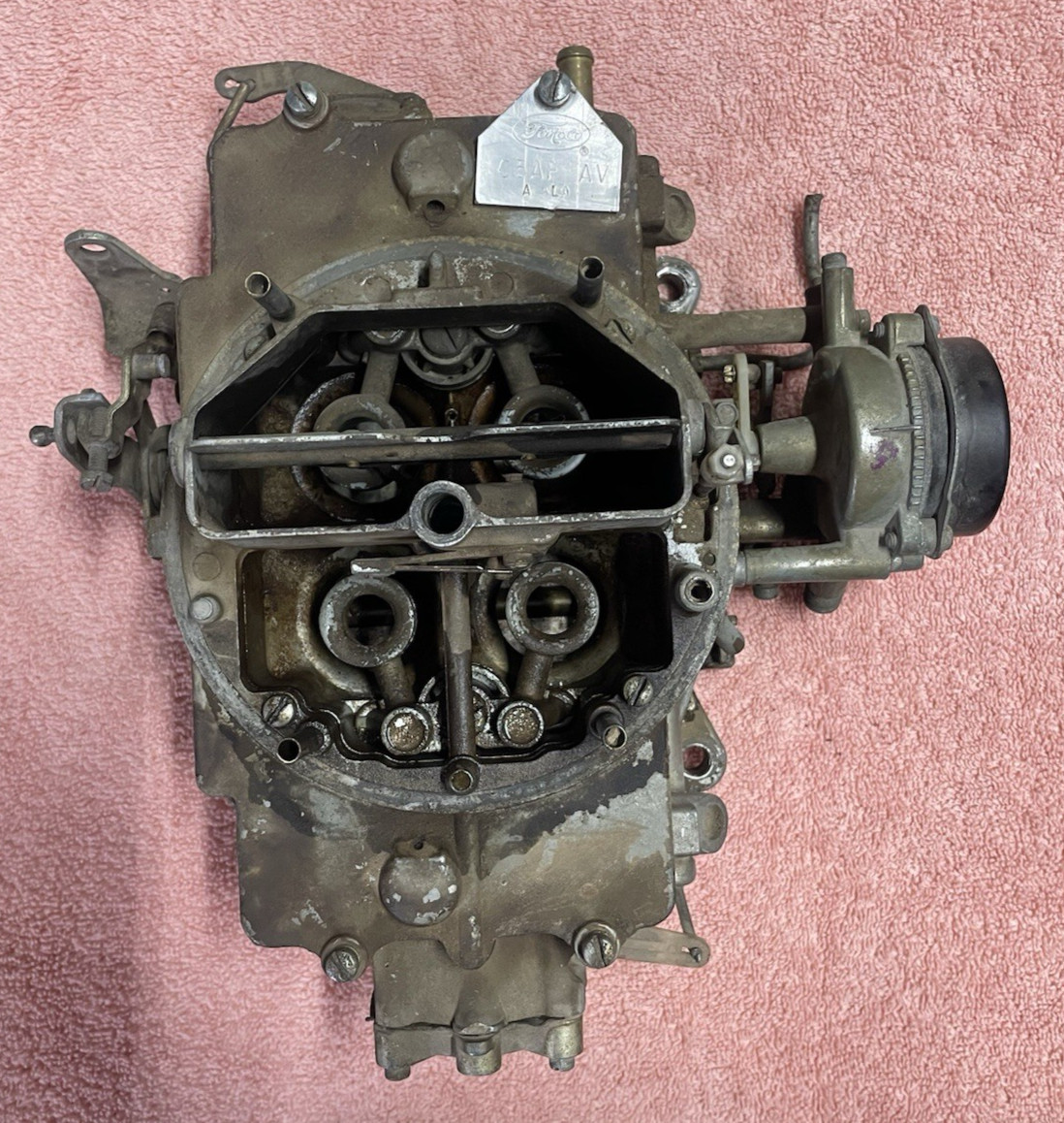 AUTOLITE 4100 4V CARBURETOR  65-67 352, 390, 410, 428 STANDARD PRODUCTION