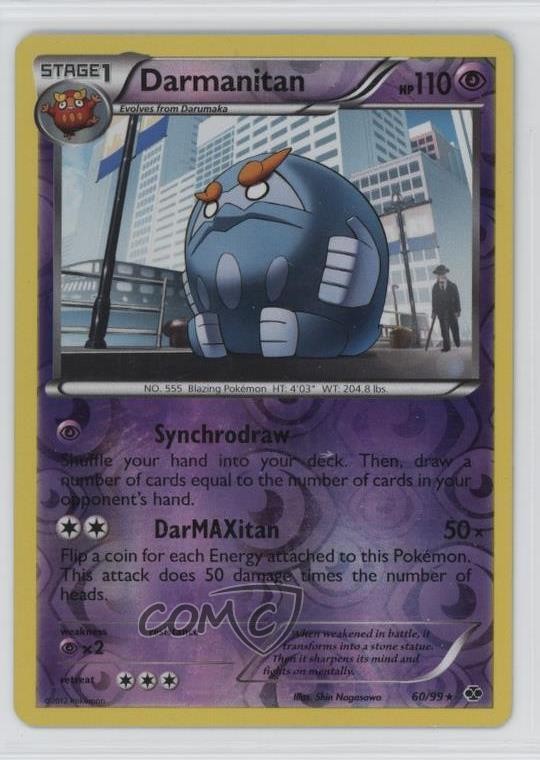 Darmanitan Reverse Foil Pokémon Black & White Next Destinies #60