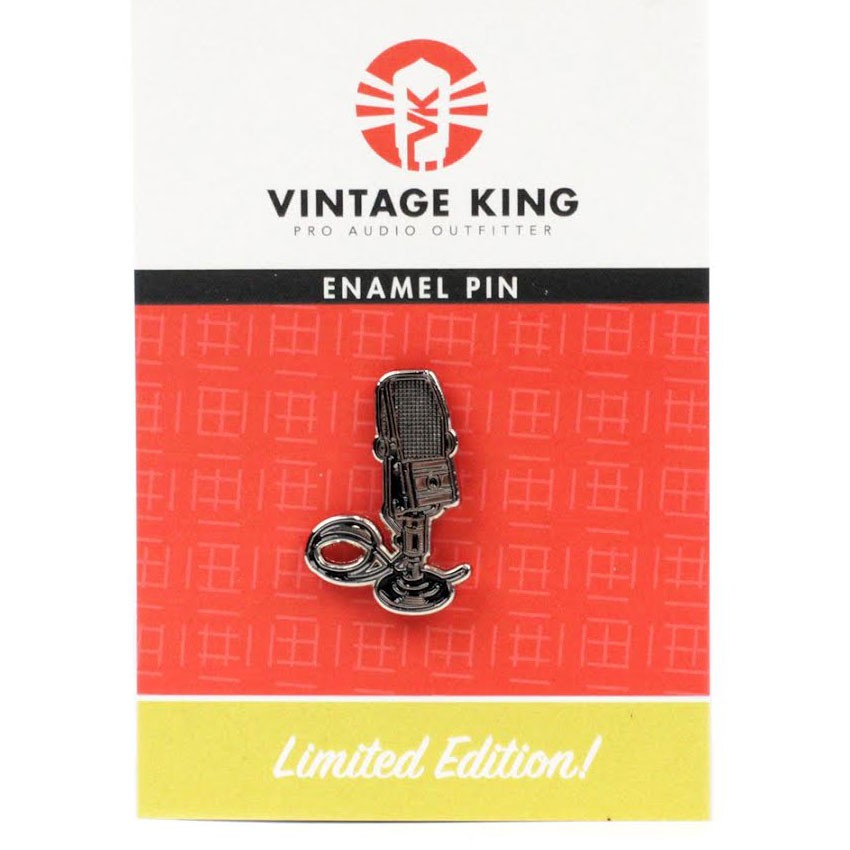 Винтажный эмалированный штифт для микрофона King RCA - Лимитированная серия 2390₽