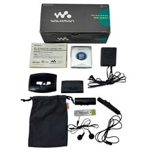SONY MZ-E501 Silver MD Walkman Portable MiniDisc Player MDLP Stereo Audio W/Box