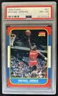 1986-87 Fleer Michael Jordan Rookie RC #57 Bulls PSA 8