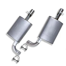 Stainless Steel Pair of Exhaust Mufflers fits: 2011-2016 Ford Explorer 3.5L