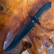 Rambo-Une pièce quille GRAND couteau Bowie survie tactique camping couteau de plein air EDC