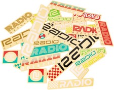 Radio BMX Raceline Sticker Pack - 28 Assorted Durable Vinyl Decals for Bikes &
