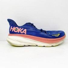 Hoka One One Womens Clifton 9 1127896 EVN Blue Running Shoes Sneakers Size 10 B