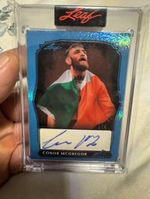2023 Leaf Art of Sport #BA-CMG Conor McGregor Blue Spectrum Auto # 1/4