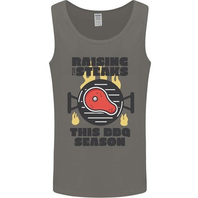 Raising The Steaks Lustig Grillen Grill Herren Tanktop