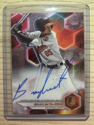 Braylin Tavera Topps 2023 Bowman s Best Of Autographs Baltimore Orioles