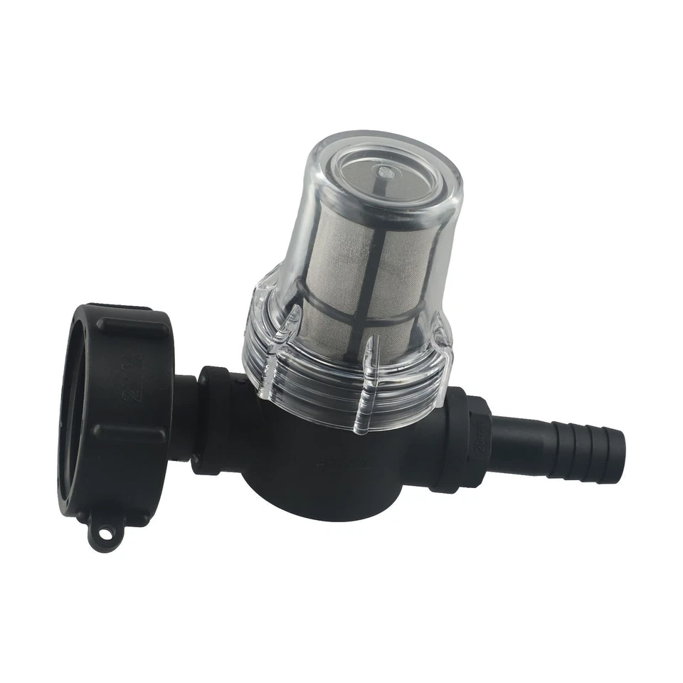 IBC Regenfass Filter Schlauchverbindungsstück für Wasser 100 Mesh Edelstahlsieb - Bild 4 von 4