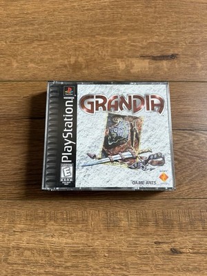 Grandia (Sony PlayStation 1, 1999) PS1 Complete CIB W/ Manual Both Discs, Tested