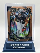 2024 Panini Select -Danielle Hunter #243 Copper Shock Prizm/299 ClubLevel Texans