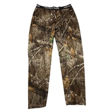 RealTree Edge Camo Fleece-lined Baselayer Bottoms Underwear Hunting Men Sz L