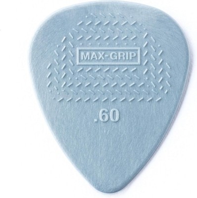 JIM DUNLOP Nylon Pick 12 Pack (22449060012) .60mm, Light Grey 