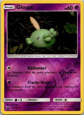 Pokemon Karte Gloupti 57/168 Reverse - 2018