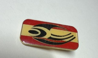 STAR TREK 1994 Vintage Enamel Lapel Pin The Next Generation Logo Rare