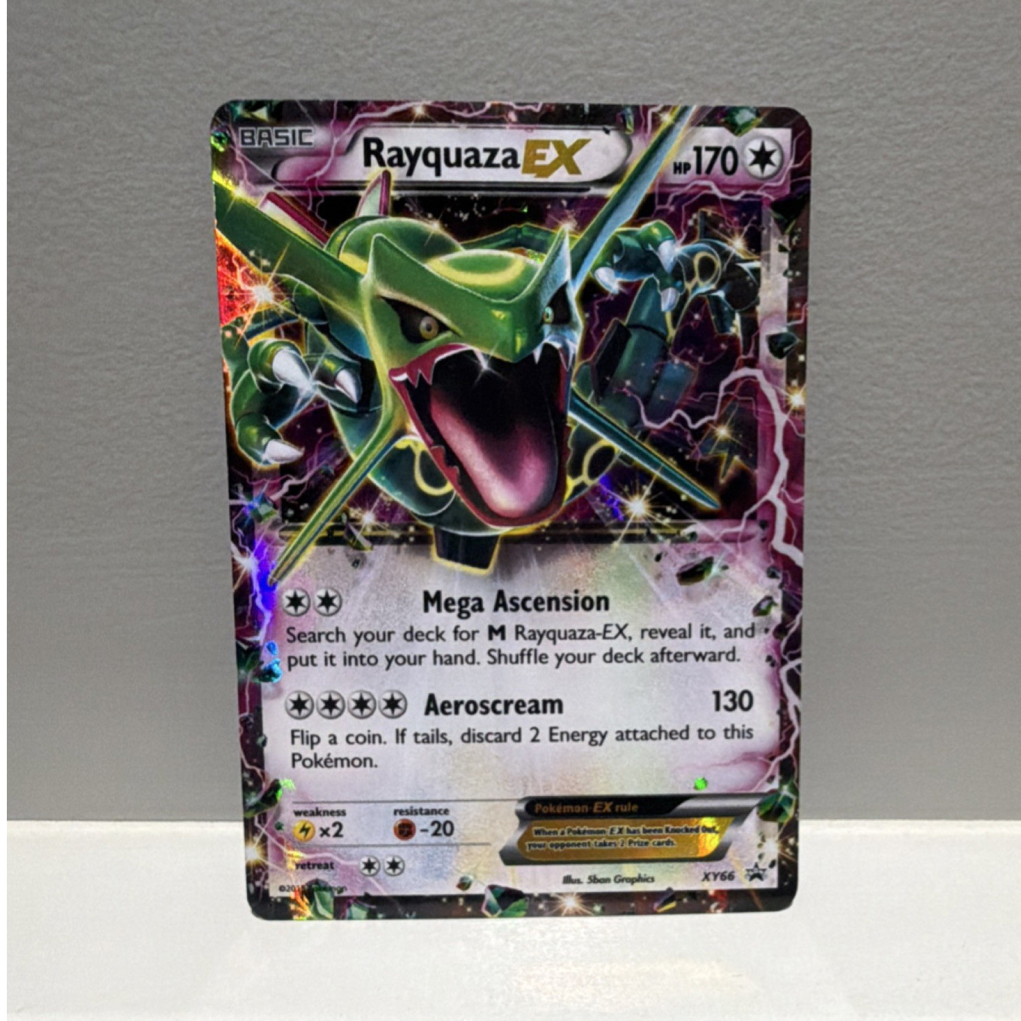 The Pokémon Company Rayquaza EX XY66 XY Black Star Promo Holo 170 HP English