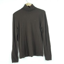 Ralph Lauren Medium Turtleneck Top Wool Blend Vintage 90s Preppy Classic Minimal