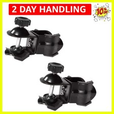 2 Pieces Heavy Duty Metal Dual Double U Clip C Clamp Type Bracket Mount for P...
