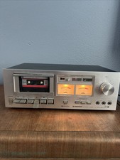 Pioneer CT-F500 Dolby System Stereo Cassette Tape Player Deck Power On Tape On