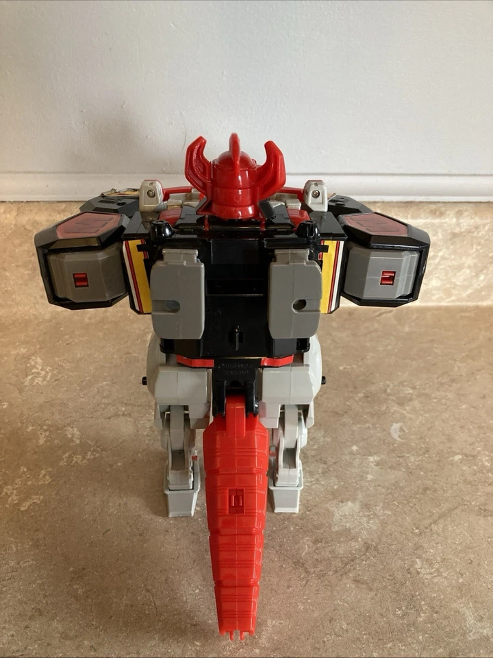 Bandai De Colección 1991 Deluxe Dino Megazord Mighty Morphin Power Rangers Incompleto Foto 4 de 4