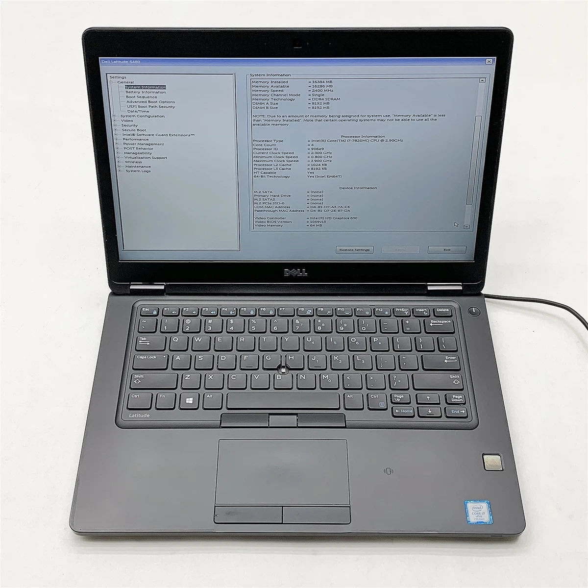 Intel Core i7 7th Gen. 8 GB RAM PC Laptops & Netbooks 256 GB SSD