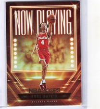 2023-24 Hoops #19 Kobe Bufkin Now Playing Holo