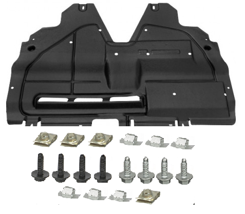 NIYATA 60 Pièces Kit Fixation Clips Vis Plaque Cache Moteur - Vis Carrosserie Voiture Pour Ailes Et Portes