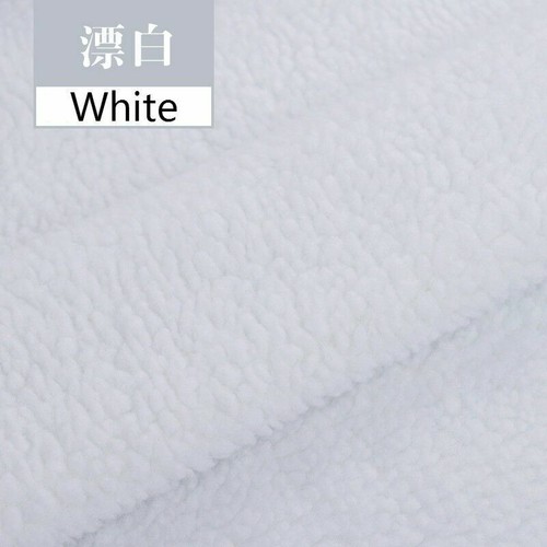1x1.5M Faux Lamb Wool Fur Sherpa Fleece Fabric Lining DIY Cloth Flutty Warm Red - Picture 4 of 26