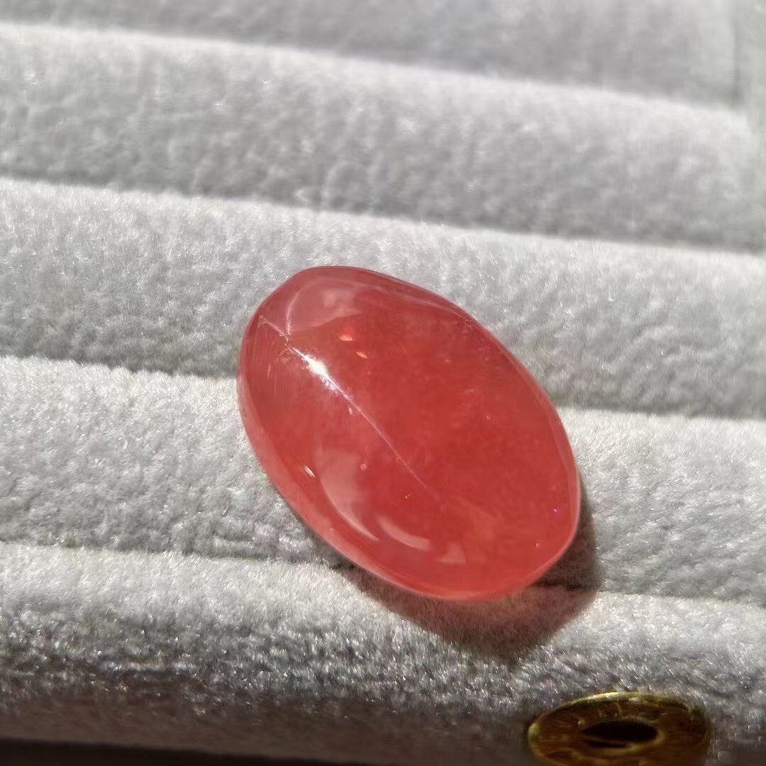 Natural Argentina ice Rose Rhodochrosite Gemstone Crystal pendant