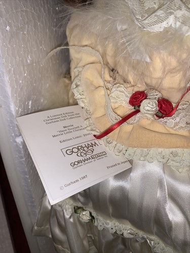 "Merrie" Gorham Christmas Edition By Susan Aiken 19" Porzellan Musical Doll 1987 - Bild 9 von 12