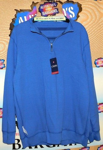 Mens Chaps Reversible 1/4 Zip Mock Neck Cotton Sweaters $34.99 Free Shipping - Picture 11 of 24