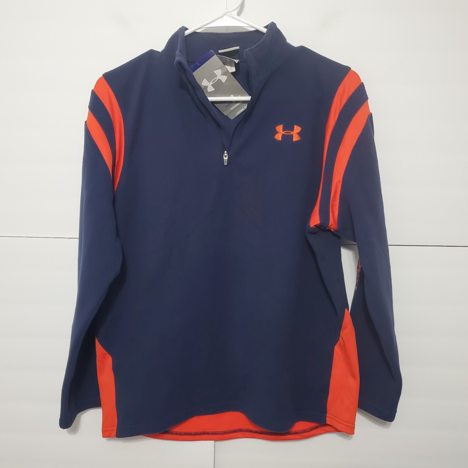 NWT Boys Under Armour Sweater Jacket Youth L Large Pullover 