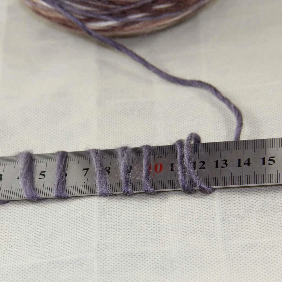 Sale NEW 500g Cone Yarn Chunky Hand Knitting Colorful Warm Soft Wool Cashmere 32 - Image 3 of 3