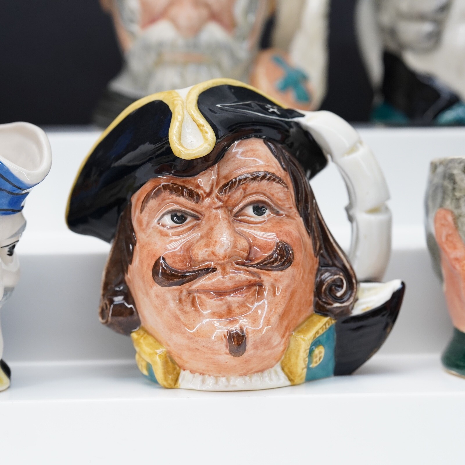 Lot of 12 Toby Mugs Characters Sailors Figures Royal Doulton Lancaster