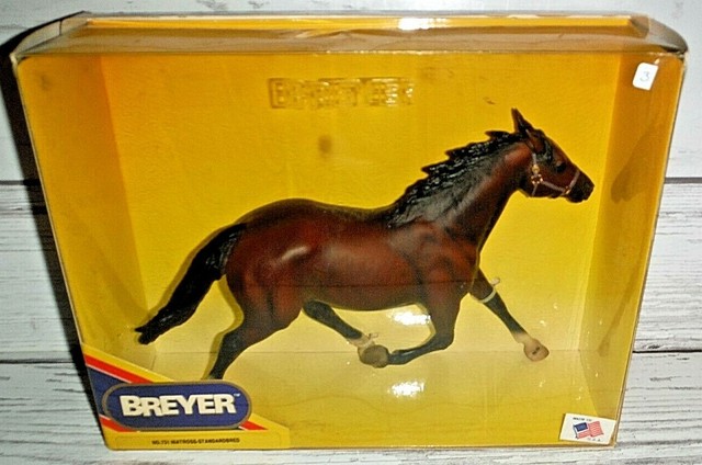 New Breyer Horse Niatross 731 Standardbred Pacer Dark Bay