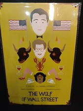 The Wolf of Wall Street 2013 film Art UV METAL PLAQUE Poster Jordan Belfort