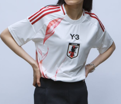 Adidas Y-3 Japan National Football Team 2024 Away replica uniform