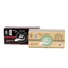 Lit combo ultra thin natural & white rice rolling /smoking paper organic