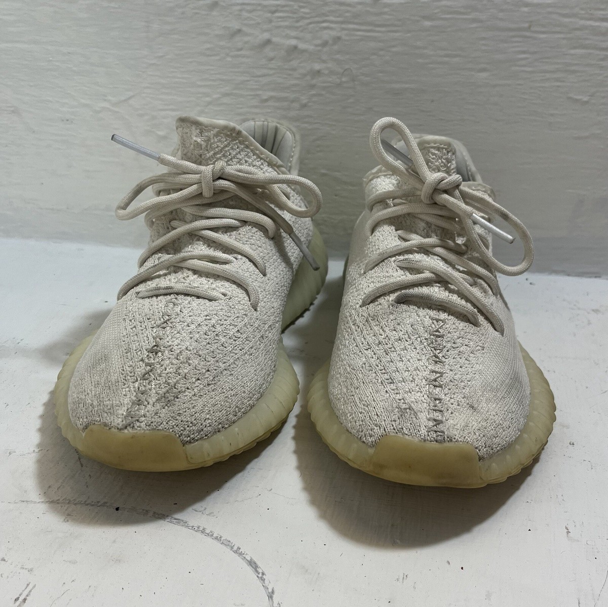 Adidas Yeezy Boost 350 V2 Cream Triple White Low Sneakers Men's