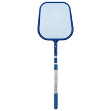 1.5 M SWIMMING POOL LEAF DEBRIS SKIMMER MESH NET 3 WAY, CLEANING WITH POLE