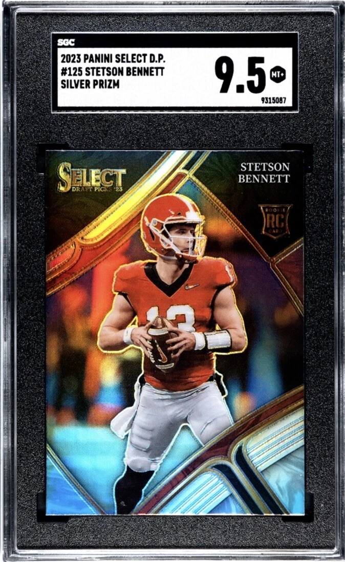 Stetson Bennett Panini Select Draft Picks #125 Gold