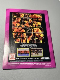 Monster Truck Wars - Sega Game Gear GameGear - Instruction Manual Booklet