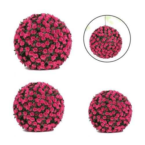 Versatile Artificial Hanging Ball for Home Garden and Special Occasions