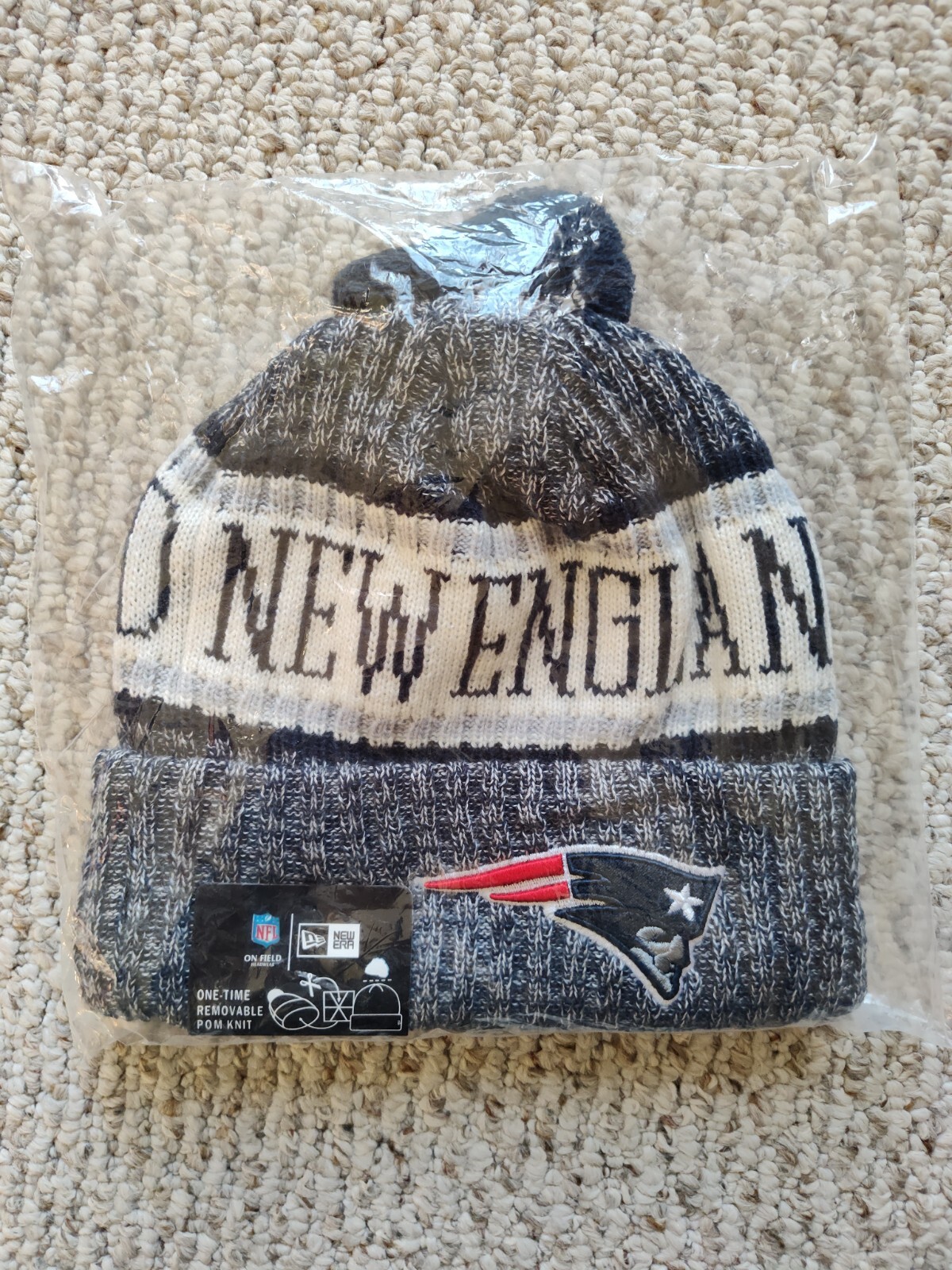 New England Patriots New Era Stocking Hat - New In Bag