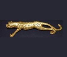 11'' Inches Tiger Shape Door Handle Brass Jaguar Door Pull Home Furniture GTX