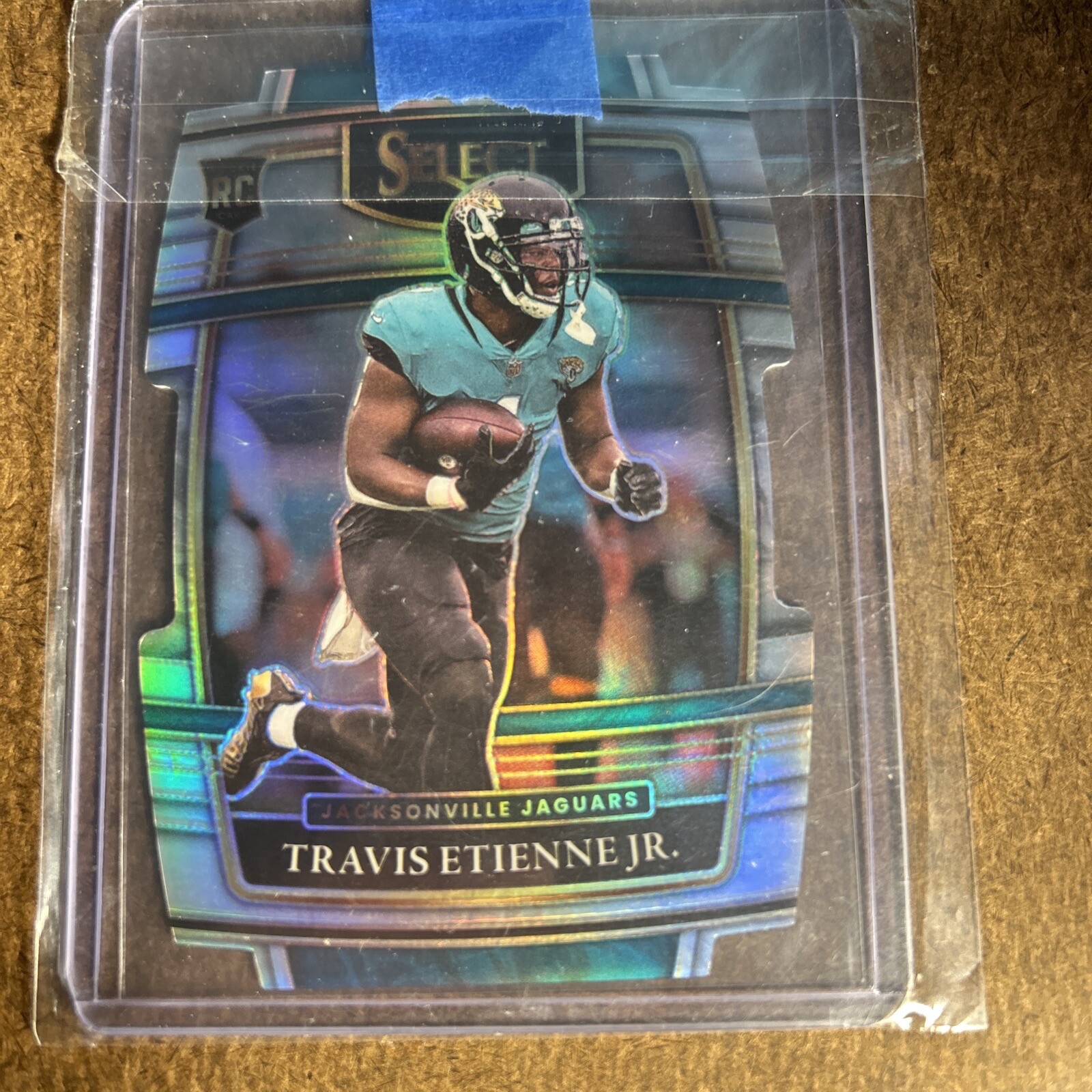 2021 Select Travis Etienne Jr. Jaguars Premier Level Die Cut Silver Prizm RC